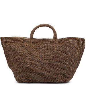 IBELIV Vanilla Raffia Bag - Brown