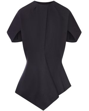 KHAITE Rumi Linen Blend Top - Black