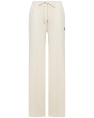 Moncler Cotton Tracksuit Trousers - White