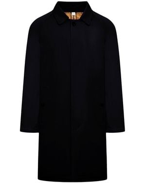 Burberry Heritage Camden Medium Car Coat - Black