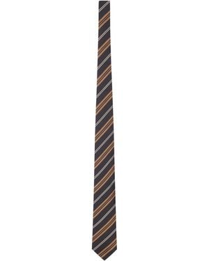 Lardini Silk Tie - White