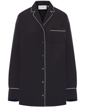 Sportmax Satin Overshirt - Blue