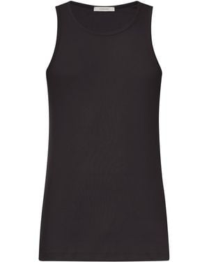 Lemaire Cotton Tank Top - Black