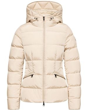 Moncler Piumino corto avoce con cappuccio - Neutro