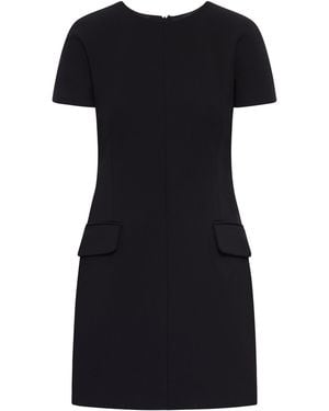 Sportmax Hourglass Jersey Dress - Black