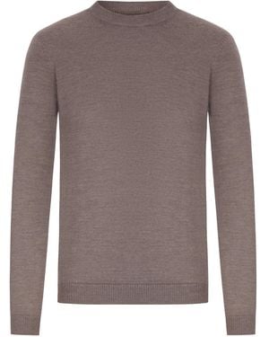 Nome G Crew Neck Sweater - Brown
