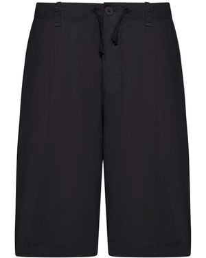 Transit Bermuda in cotone leggero con coulisse - Blu