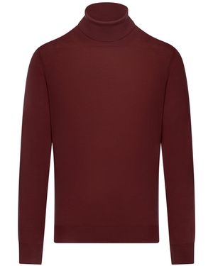 Nome G Turtleneck Jumper - Red