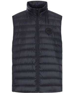 Canada Goose Aethera Tonal Label Sleeveless Jacket - Blue