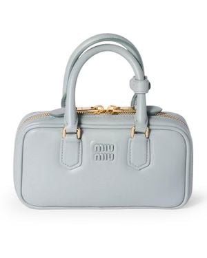 Miu Miu Mini Arcadie Leather Bag - Blue