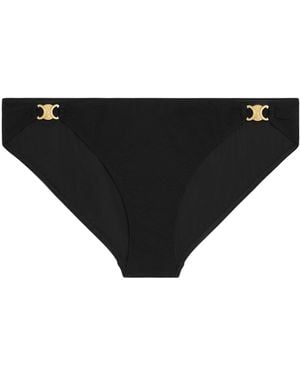 Celine Triomphe Swimsuit Bottom - Black