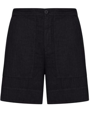 Transit Shorts wide leg in lino - Nero