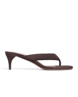 Alaïa Suede Heel Sandals - Multicolour