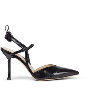 Fendi Very Colibrì Missina High Heel Slingback - Black