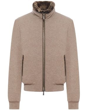 Moorer Bellati Bomber Jacket - Brown