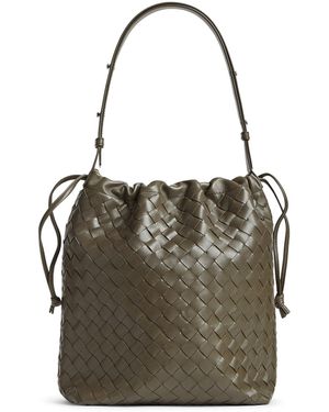 Bottega Veneta Avenue Bucket Bag - Grey