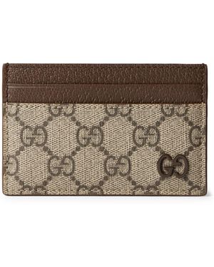 Gucci Portacarte gg bicolore - Marrone