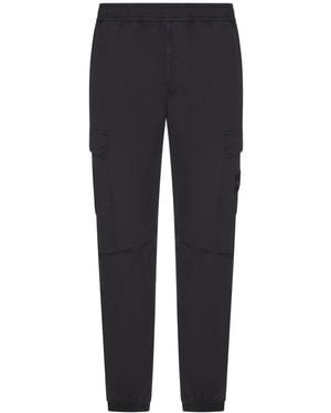 Stone Island Pantalone jogger vestibilitÀ regular tapered con vita elasticizzata - Blu
