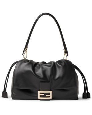 Fendi Baguette soft large in nappa - Nero