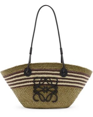 Loewe Anagram Basket Bag - Metallic