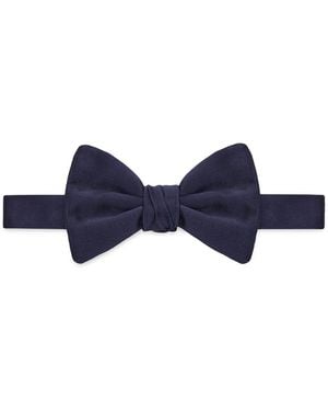 Giorgio Armani Papillon da annodare in pura seta - Blu