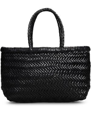Dragon Diffusion Mini Flat Gora Handbag - Black