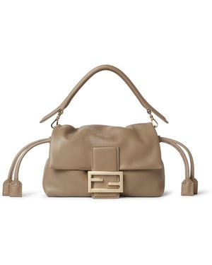 Fendi Soft Small Baguette - Metallic