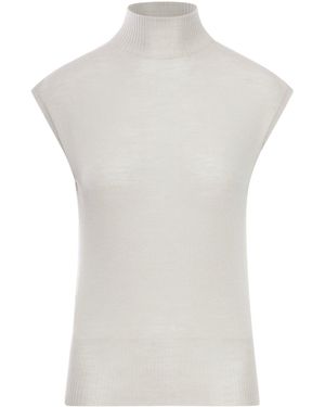 Rick Owens Maglia collo alto - Bianco
