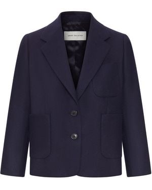 Dries Van Noten Blazer monopetto navy - Blu