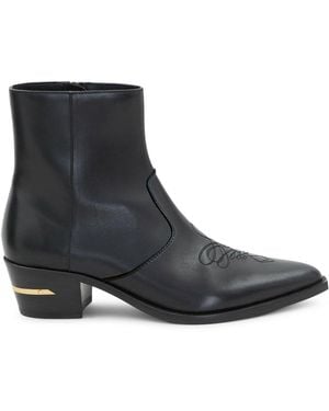 Amiri Ryder Leather Boot - Black