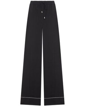 Sportmax Satin Rivet Jogger Trousers - Black