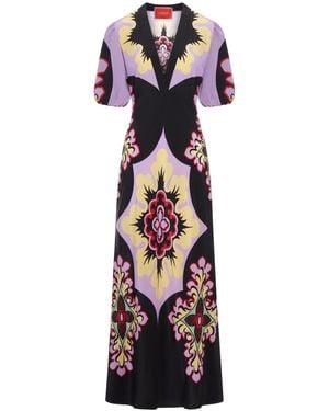 La DoubleJ Silk Fantasy Dress - White
