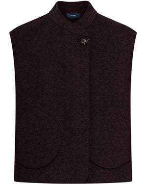 Soeur Gilet adeline in lana double face - Nero