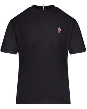 Moncler Stretch Jersey T-Shirt - Black