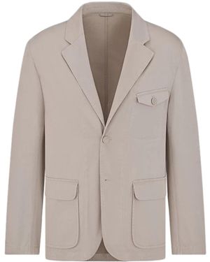 Dior Jacket With Dior Embroidery - Gray
