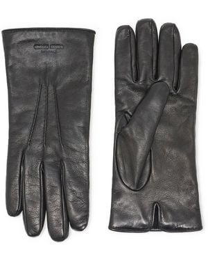 Giorgio Armani Lambskin Gloves - Black