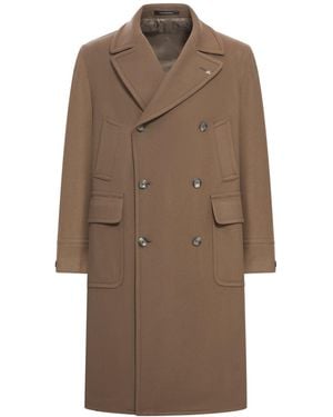 Tagliatore Sherry Wool Coat - Brown