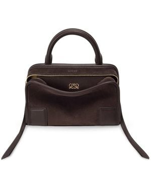 Loewe Borsa amazona 180 mini in pelle scamosciata - Marrone