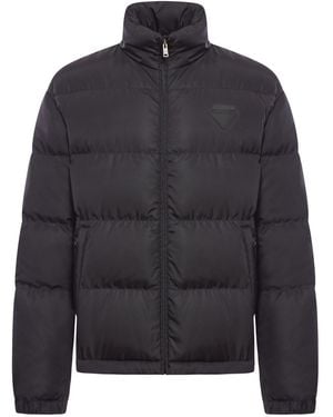 Prada Giacca imbottita in re-nylon - Blu