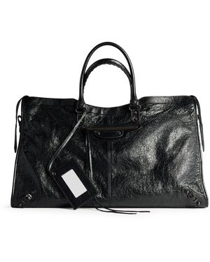 Balenciaga Borsa da viaggio le city in pelle - Nero