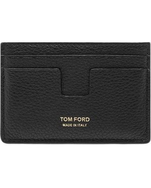 Tom Ford Classic Full-grain Leather Card Holder - Black