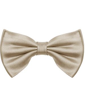 Nicky Silk Bow Tie - Natural
