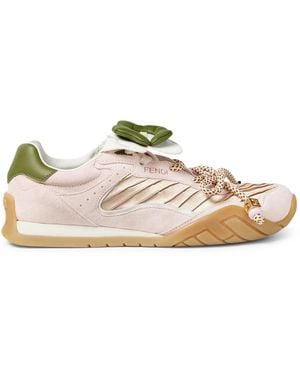 Fendi Wave Pulse Low Top - Pink