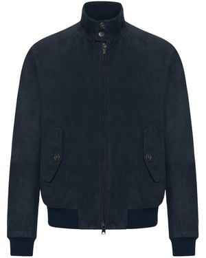 Baracuta G9 Suede Jacket - Blue