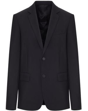 Fendi Mohair Blazer For Kids - Black