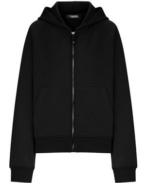 Max Mara Felpa in jersey di cotone tecnico - Nero