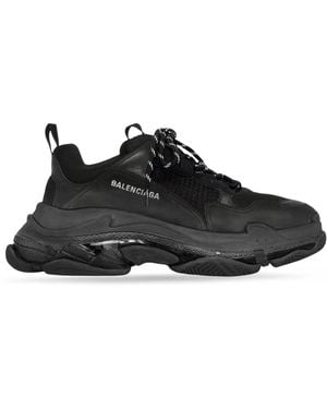 Balenciaga Triple S Clear Sole For Men In - Black