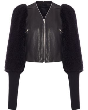 Rick Owens Klaus Cropped Jacket - Black