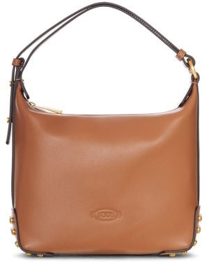Tod's Mini Luxor Leather Bag - Brown