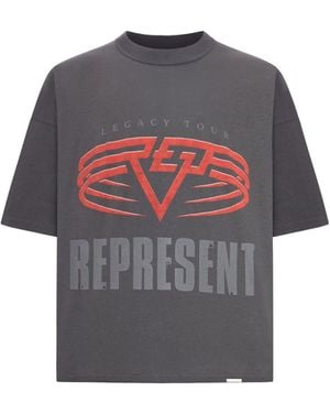 Represent Living Legacy Tour Reversible T-Shirt - Grey
